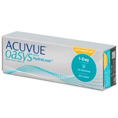 Acuvue Oasys 1-Day with Hydraluxe for Astigmatism (Pack 30)