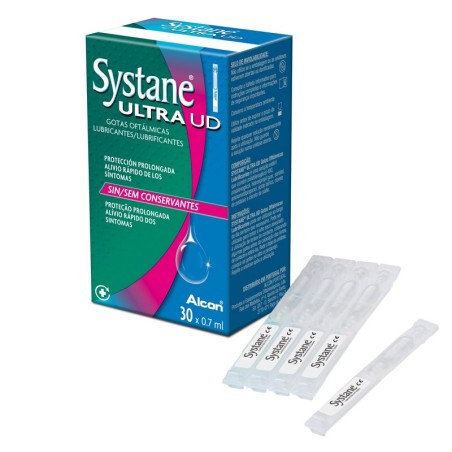 Systane Ultra UD Single Doses (30 Units x 0.7 ml) Alcon Ophthalmic Lubricant Drops